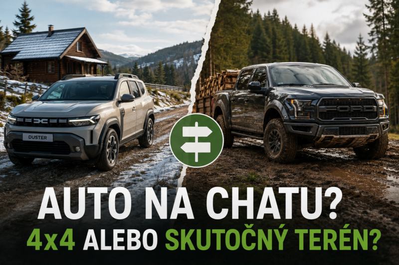 Auto na chatu
