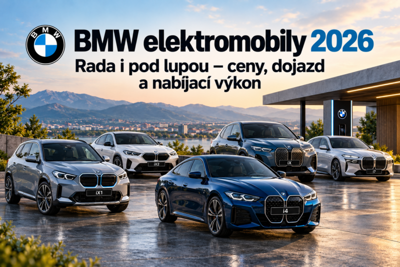 BMW elektromobily 2026 pri jazere
