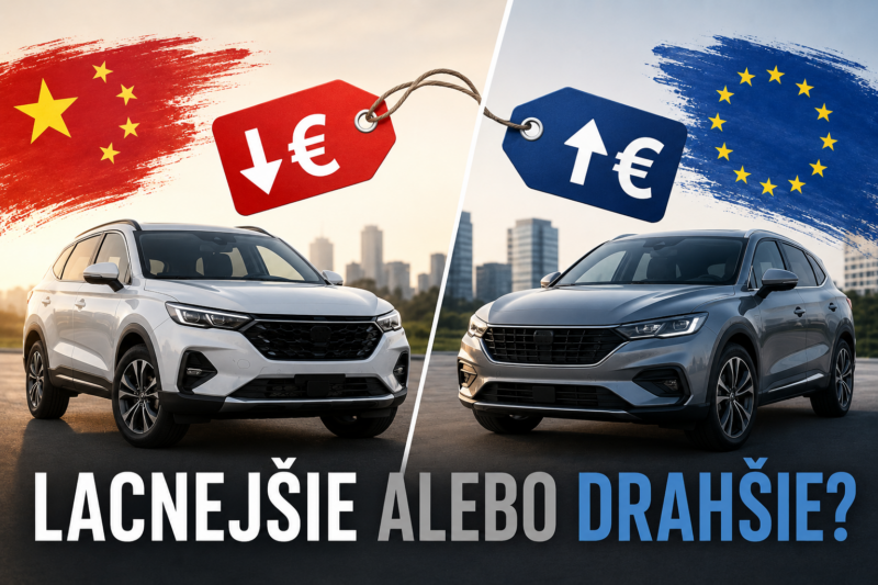 Cinske auto lacnejsie