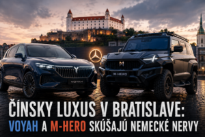 Čínsky luxus v Bratislave: Voyah a M-Hero skúšajú nemecké nervy