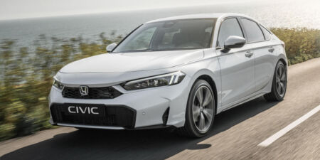 Honda Civic e:HEV: modernizovaný hybrid s ostrejším vzhľadom a výkonom 184 koní obrazok
