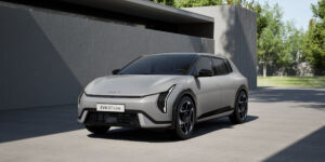 Kia EV4 hatchback – elektrický kompaktný model pre európske cesty obrazok