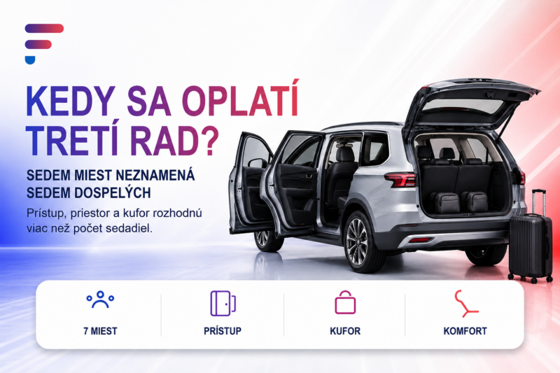 Treti rad v aute