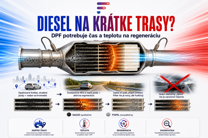 Diesel kratke trasy
