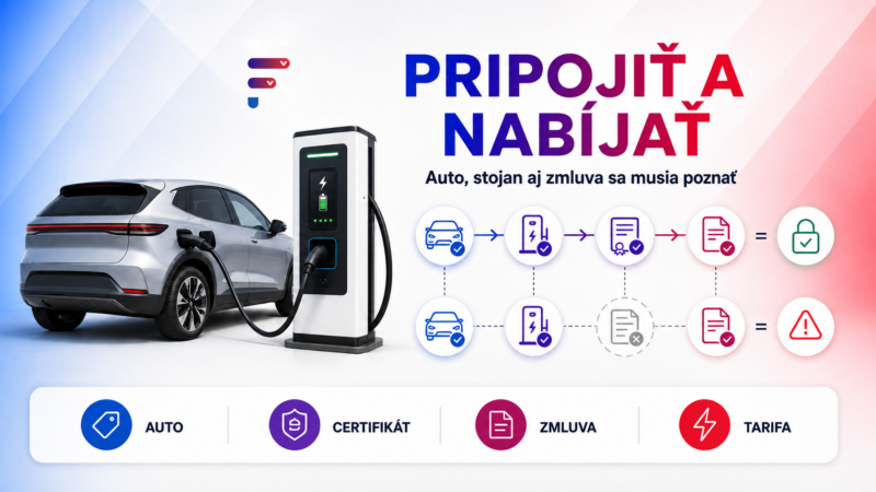 Pripojit a nabijat