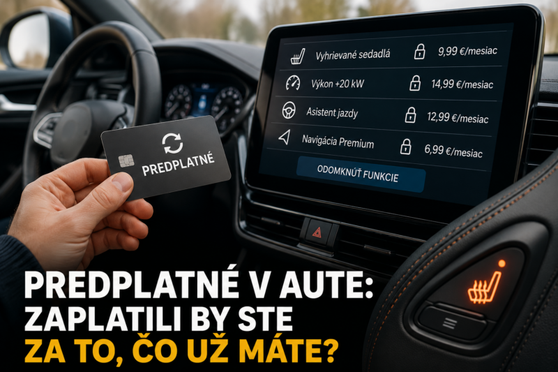 Predplatne v aute