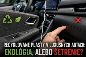 Recyklované plasty v luxusných autách: ekológia, alebo šetrenie maskované peknými slovami?