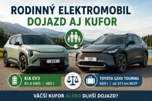 Rodinný elektromobil má mať veľký kufor aj rozumný dojazd