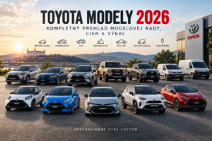 Toyota modely 2026: ceny, pohony a výber auta