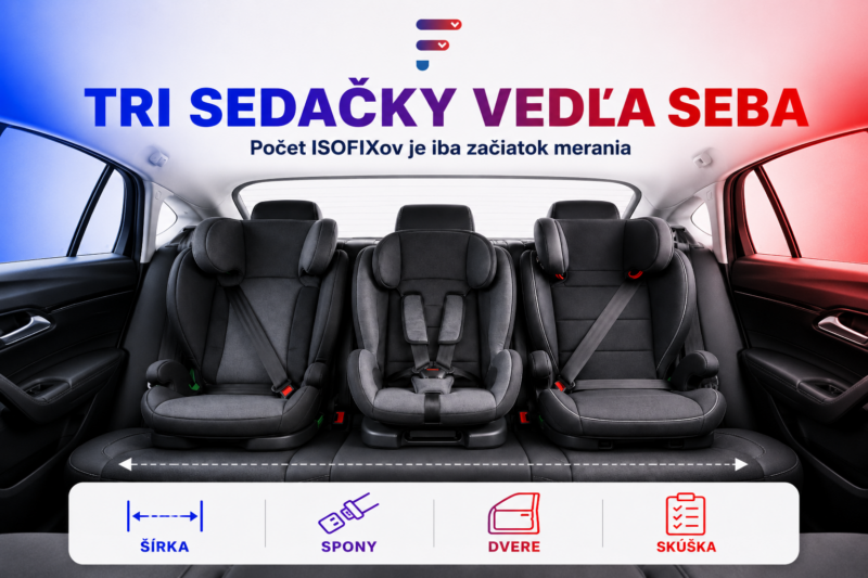 Tri sedacky vedla seba