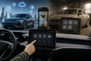 Z áut sa stali smartfóny na kolesách. Čo ak bude váš palubný tablet o päť rokov nepoužiteľný?
