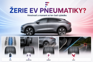 Žerie elektromobil pneumatiky rýchlejšie? Rozhoduje hmotnosť, krútiaci moment aj vodič